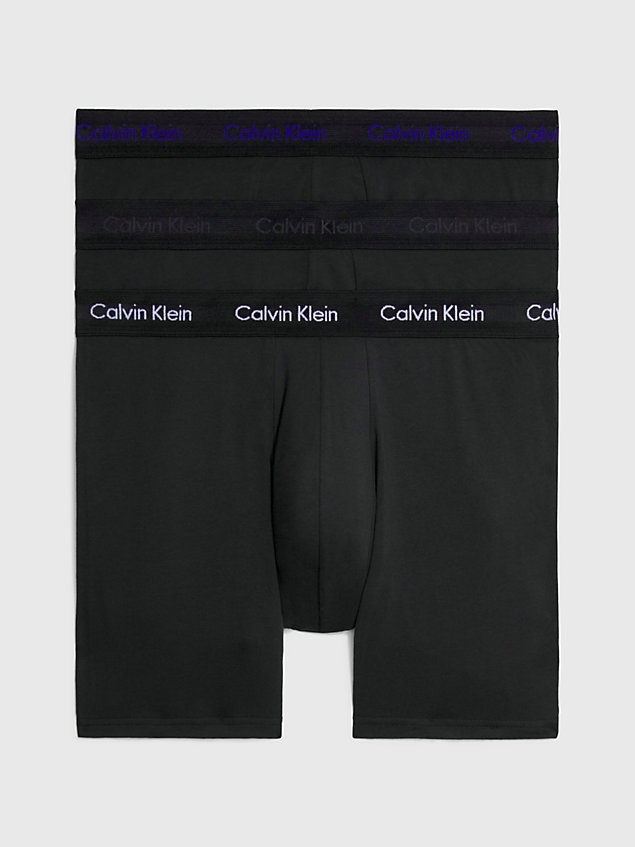 lot de 3 boxers - cotton stretch  vprs grey lg pour hommes calvin klein