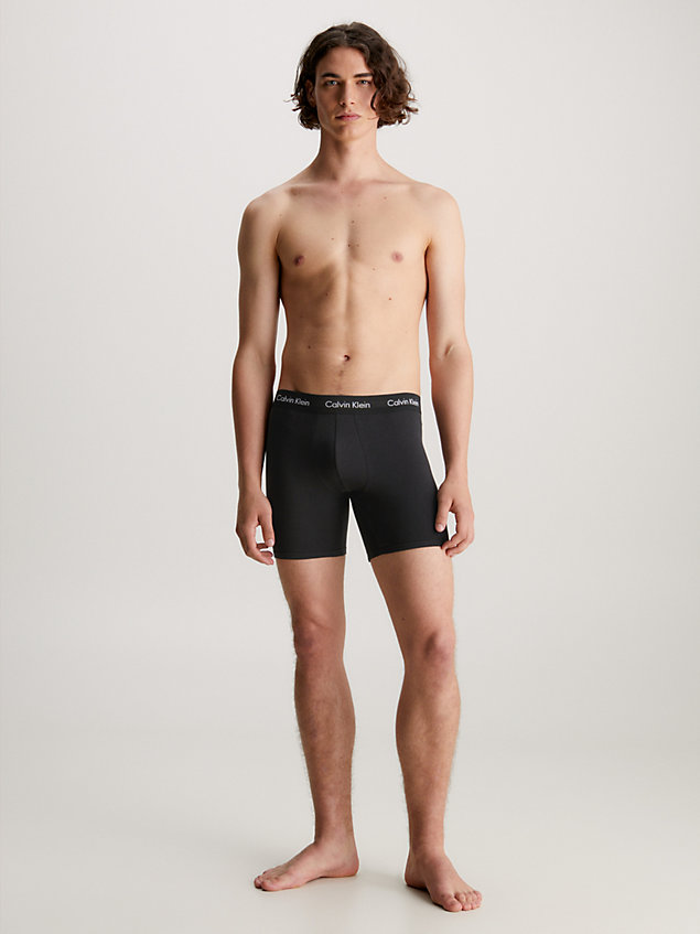  porpoise wbs 3-pack boxers lang - cotton stretch voor heren - calvin klein