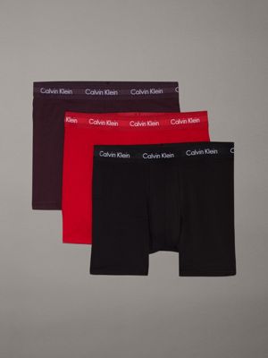 3 pack boxers lang Cotton Stretch Calvin Klein 000NB1770AQ1W