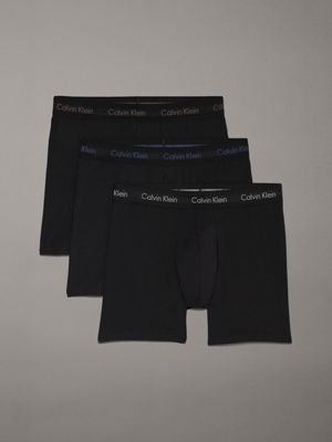  dusty tan lgs 3 pack boxer briefs - cotton stretch for men calvin klein