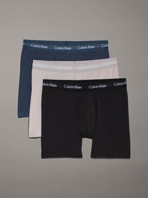  ash 3 pack boxer briefs - cotton stretch for men calvin klein