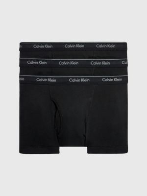 Calvin Klein Cotton Classic Trunk, 3-Pack, Black - Underwear