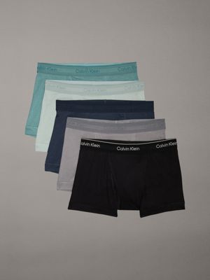 blk 5er-pack boxershorts - cotton classics für herren - calvin klein