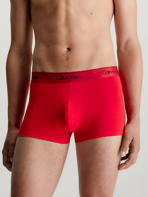red trunks - modern cotton for men calvin klein