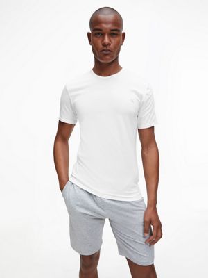 pack de 2 camisetas de estar por casa - ck one white de hombres calvin klein