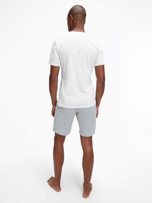 pack de 2 camisetas de estar por casa - ck one white de hombres calvin klein