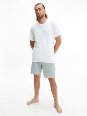 pack de 2 camisetas de estar por casa - ck one white de hombres calvin klein