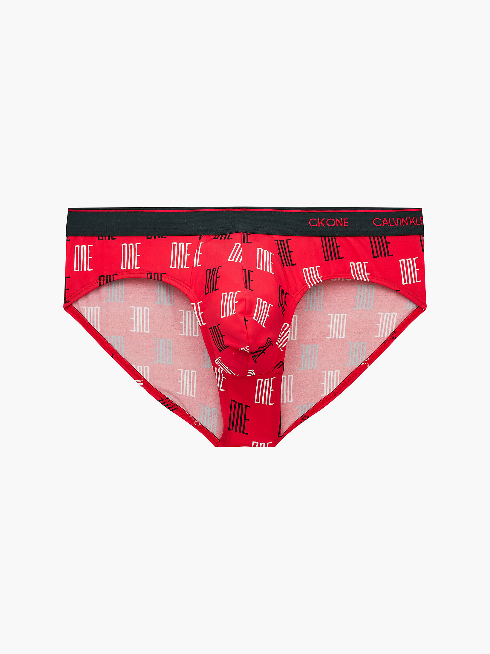 Slip - CK One > Linear One Logo Print_exact Red > undefined mujer > Calvin Klein