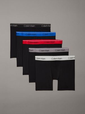 Calvin Klein 5 Pack Men's Micro Stretch Boxer Brief - Large