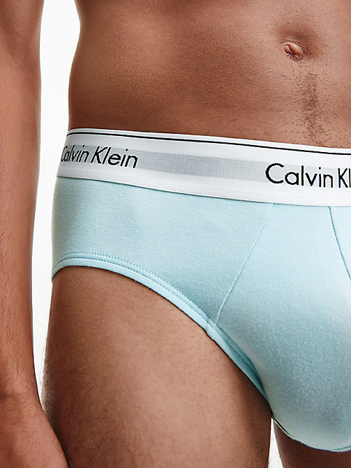 Mens Clothing Underwear Boxers briefs Calvin Klein Id Microfiber Hip Brief in Blue for Men 