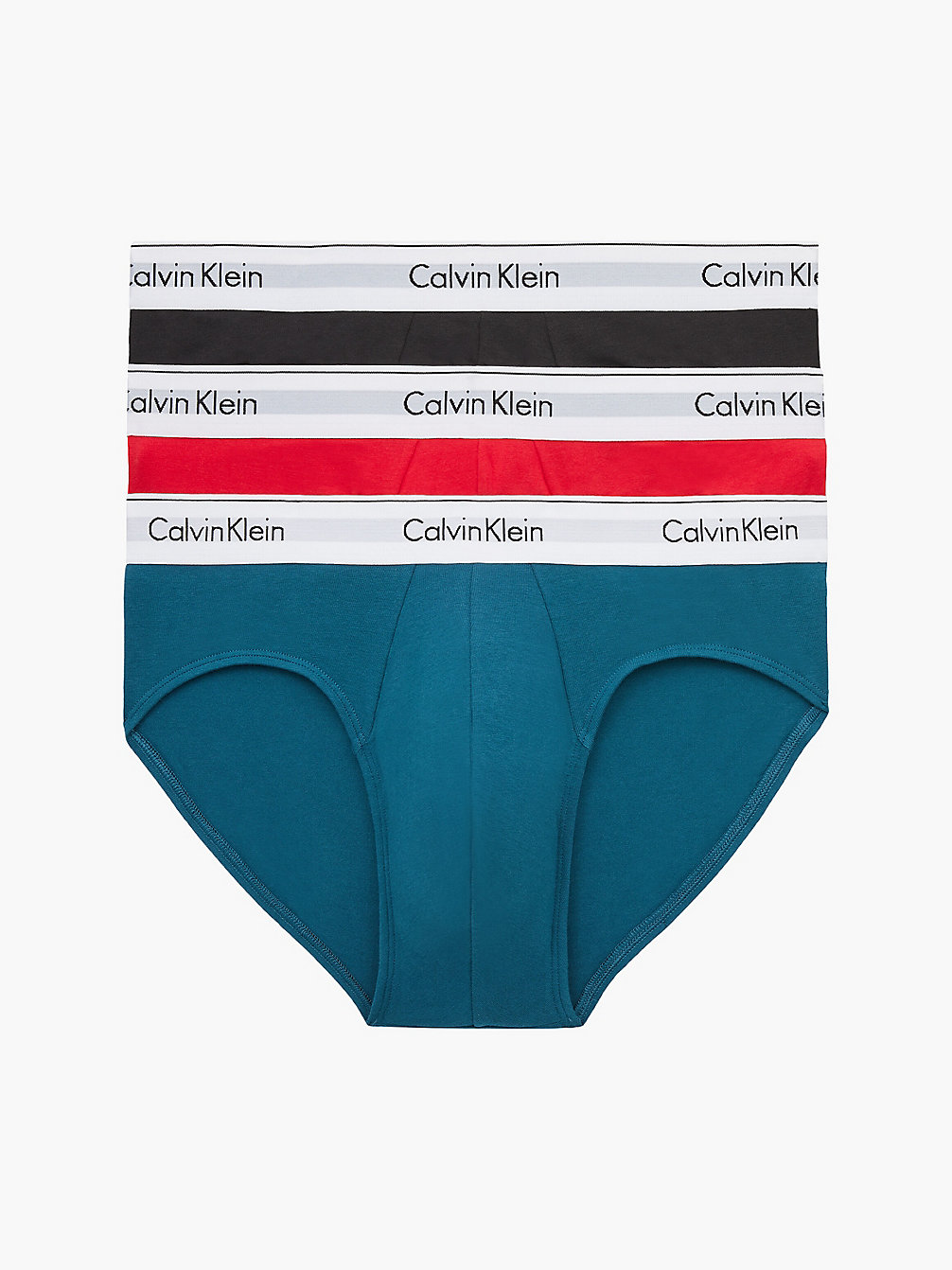 LEGION BLUE/ EXACT/ BLACK 3-Pack Slips - Modern Cotton undefined heren Calvin Klein