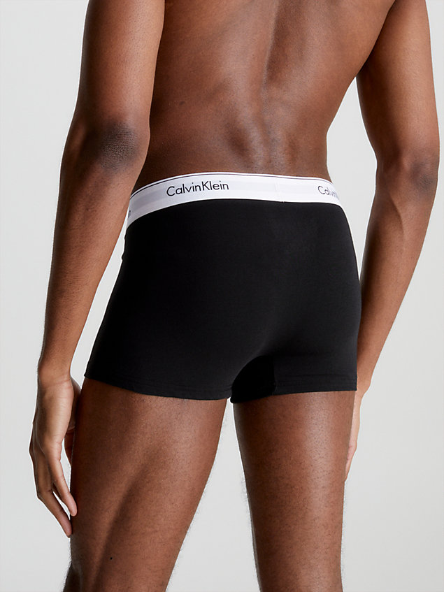 black 3er-pack shorts - modern cotton für herren - calvin klein