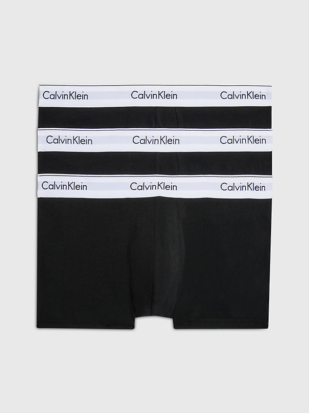 black 3 pary bokserek — modern cotton dla mężczyźni - calvin klein