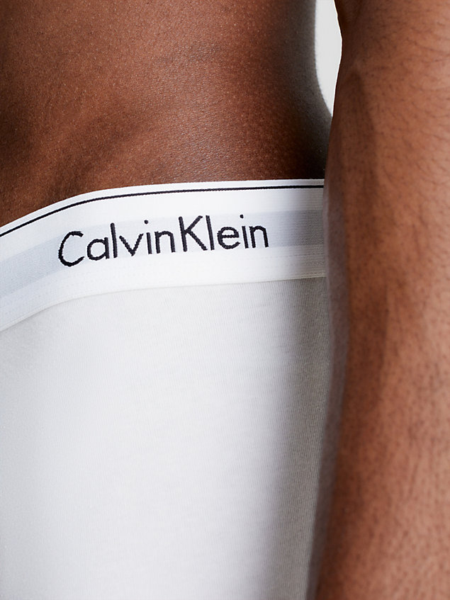 white 3-pack boxers - modern cotton voor heren - calvin klein