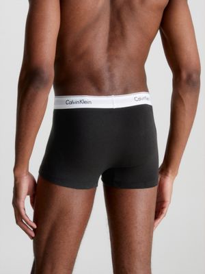 Buy Calvin Klein Black Modern Cotton Stretch Trunks 3 Pack from Next  Luxembourg