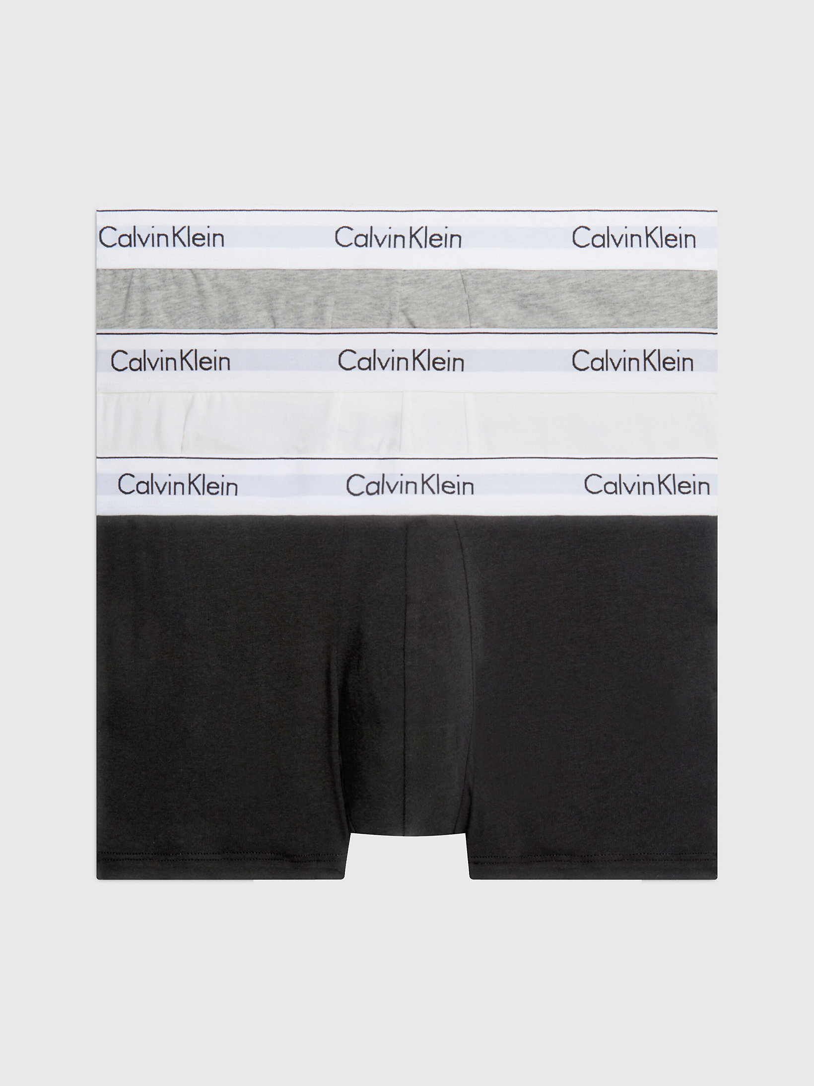 Black/white/grey Heather > Комплект боксеров 3 шт. - Modern Cotton > undefined женщины - Calvin Klein