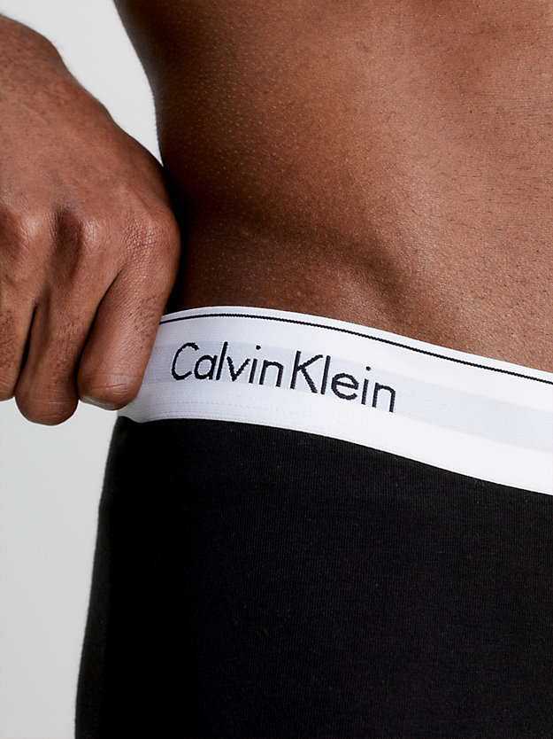 BLACK/BLACK/BLACK 3 Pack Boxer Briefs - Modern Cotton for men CALVIN KLEIN