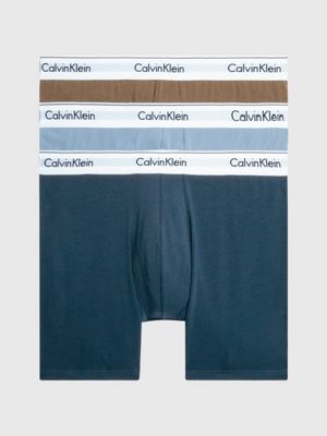 Verplaatsbaar gat angst 3-pack boxers lang - Modern Cotton Calvin Klein® | 000NB2381ACD7