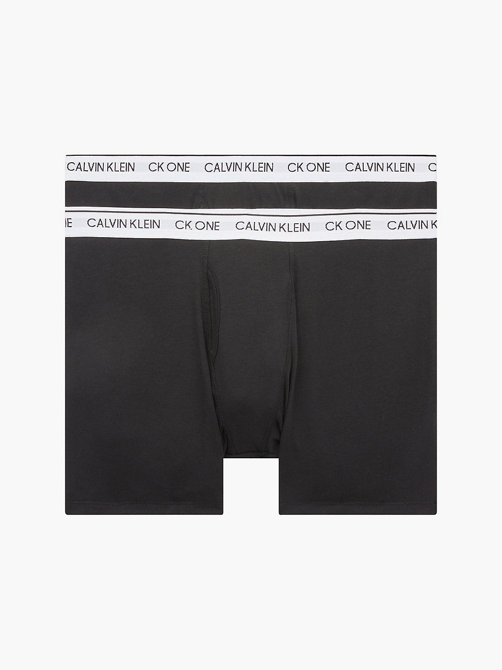 BLACK W/ WHITE WB 2 Pack Boxer Briefs - CK One undefined men Calvin Klein