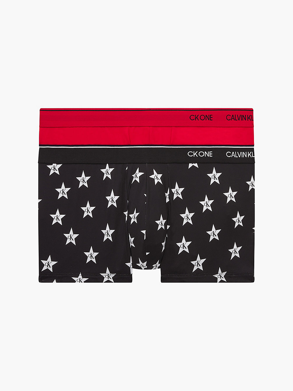 EXACT/ CK ONE STAR LOGO PRINT_BLACK 2-Pack Heupboxers - CK One undefined heren Calvin Klein
