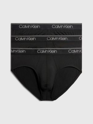 Calvin Klein 3 Pack Boxer Briefs - Black - 000NB3188A7V1