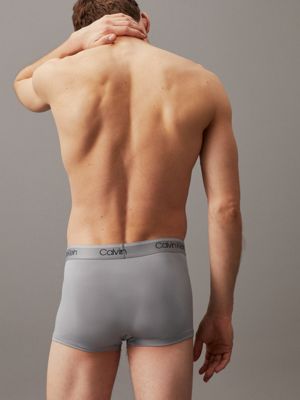 Calvin Klein Men's Underwear 4-Pack Microfiber Low Rise Trunk Multicolor  Medium