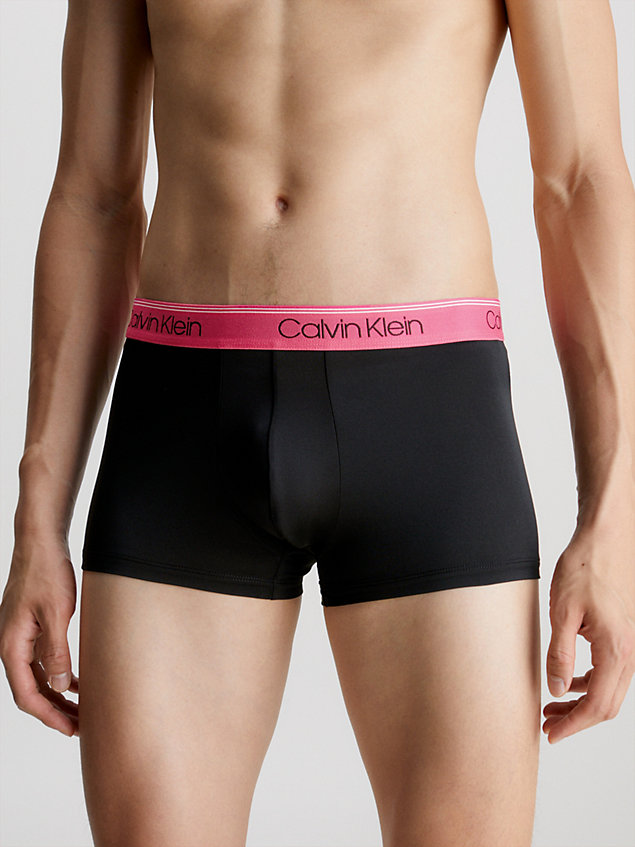  shaded spruce wb 3 pack low rise trunks - micro stretch wicking for men calvin klein