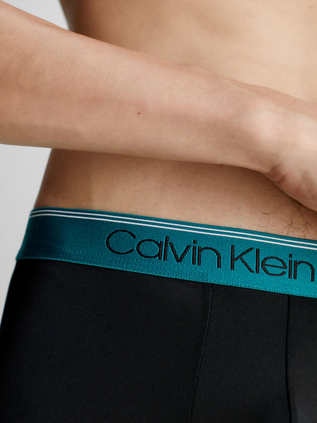 lot de 3 boxers taille basse - micro stretch wicking  shaded spruce wb pour hommes calvin klein