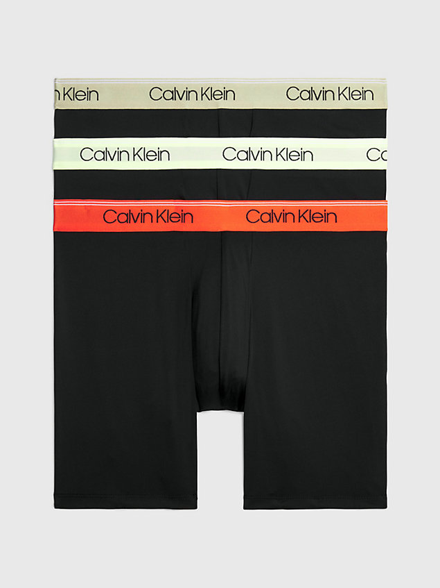  flame wbs 3 pack boxer briefs - micro stretch wicking for men calvin klein