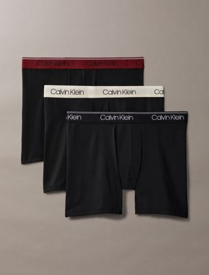  cocoon wbs 3 pack boxer briefs - micro stretch for men calvin klein