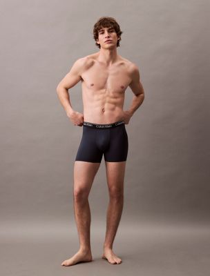  lively teal 3-pack boxers lang - micro stretch voor heren - calvin klein