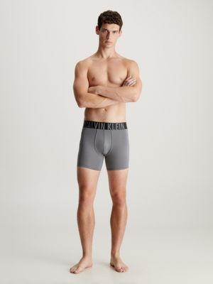 Calvin Klein Signature Athletic Boxer Shorts in Gray