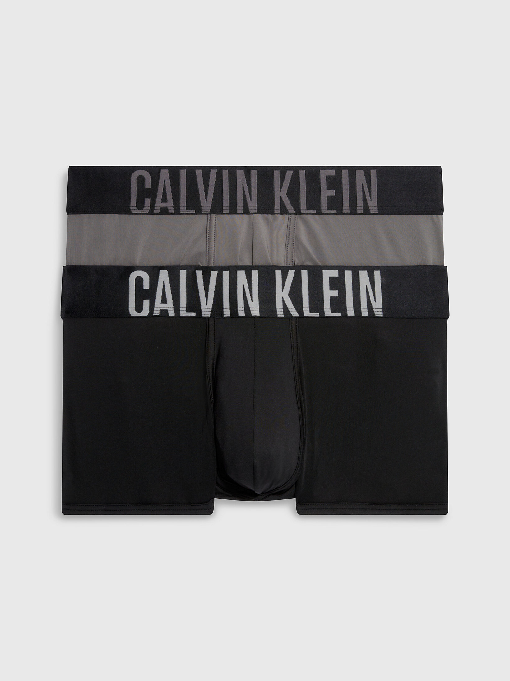 Black/ Grey Sky > Zestaw 2 Par Niskich Bokserek - Intense Power > undefined Mężczyźni - Calvin Klein