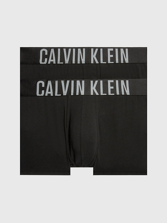 Black 2 Pack Trunks - Intense Power undefined men Calvin Klein