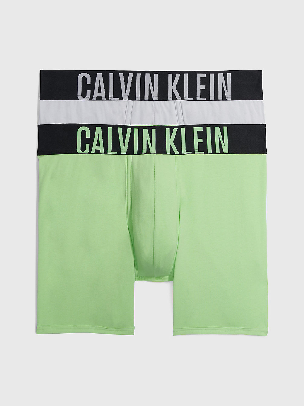 TROPIC LIME, GALAXY GREY Boxer Aderenti Lunghi In Confezione Da 2 - Intense Power undefined uomo Calvin Klein