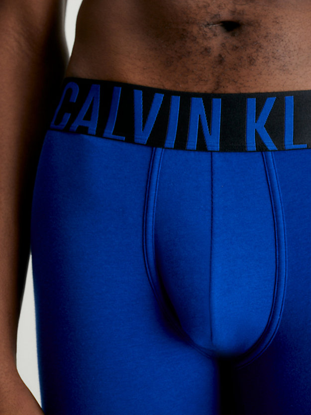 MIDNIGHT BLUE, UNIQUE JADE Boxer aderenti lunghi in confezione da 2 - Intense Power da uomo CALVIN KLEIN