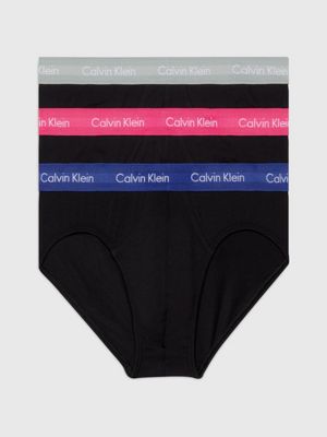 Calvin Klein Micro Y-Back Thong 3-Pack Capsize/Downpour/Red NB1876-905 at  International Jock