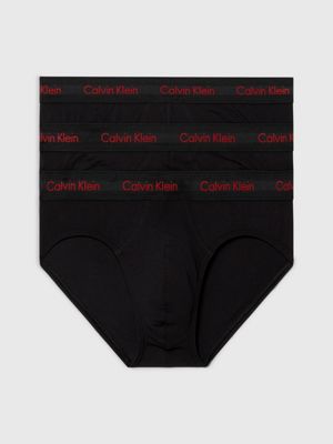 Calvin Klein Men's Low Rise Microfiber Hip Briefs Size 2XL 3-Pack Stretch