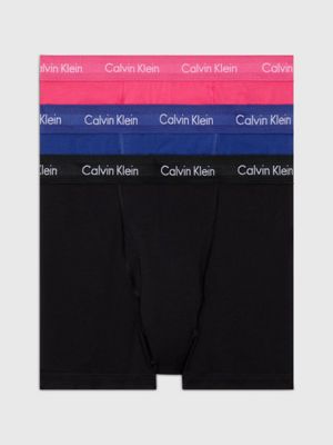 multi 3er pack shorts - cotton stretch wicking für herren - calvin klein