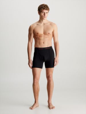 3 Pack Boxer Briefs - Cotton Stretch Wicking Calvin Klein