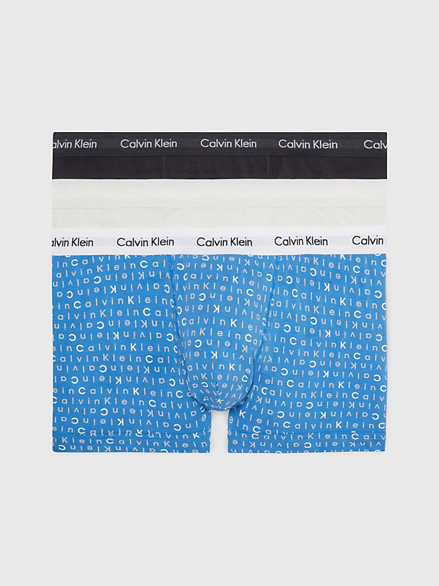 ptm gy plus size 3 pack trunks - cotton stretch for men calvin klein