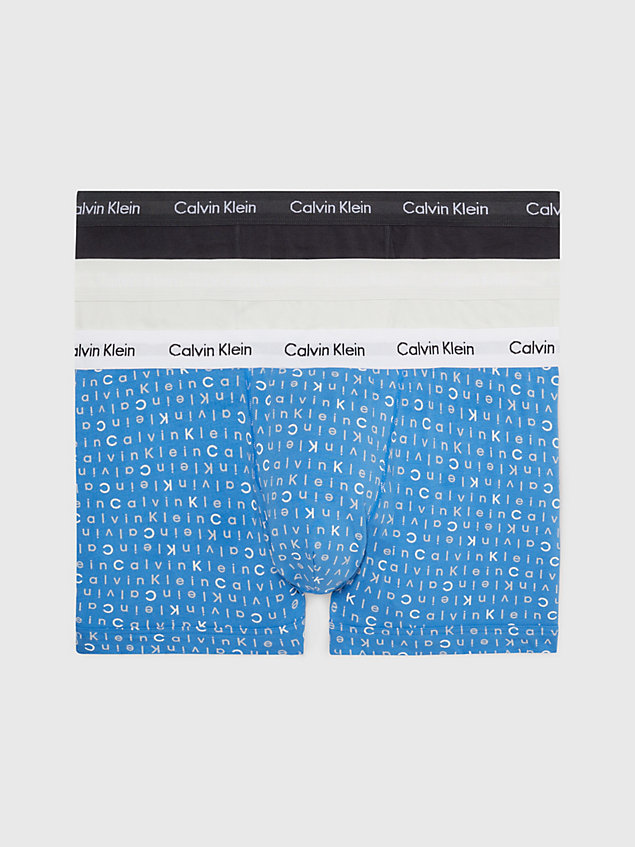  vps gy plus size 3 pack trunks - cotton stretch for men calvin klein