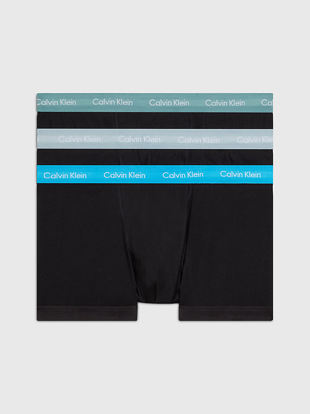  sageb grn wbs 3er-pack shorts in großen größen - cotton stretch für herren - calvin klein