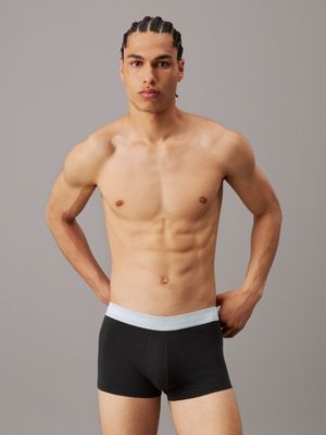 b- ink 5 pack low rise trunks - cotton stretch for men calvin klein