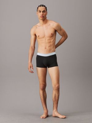 b- ink 5 pack low rise trunks - cotton stretch for men calvin klein