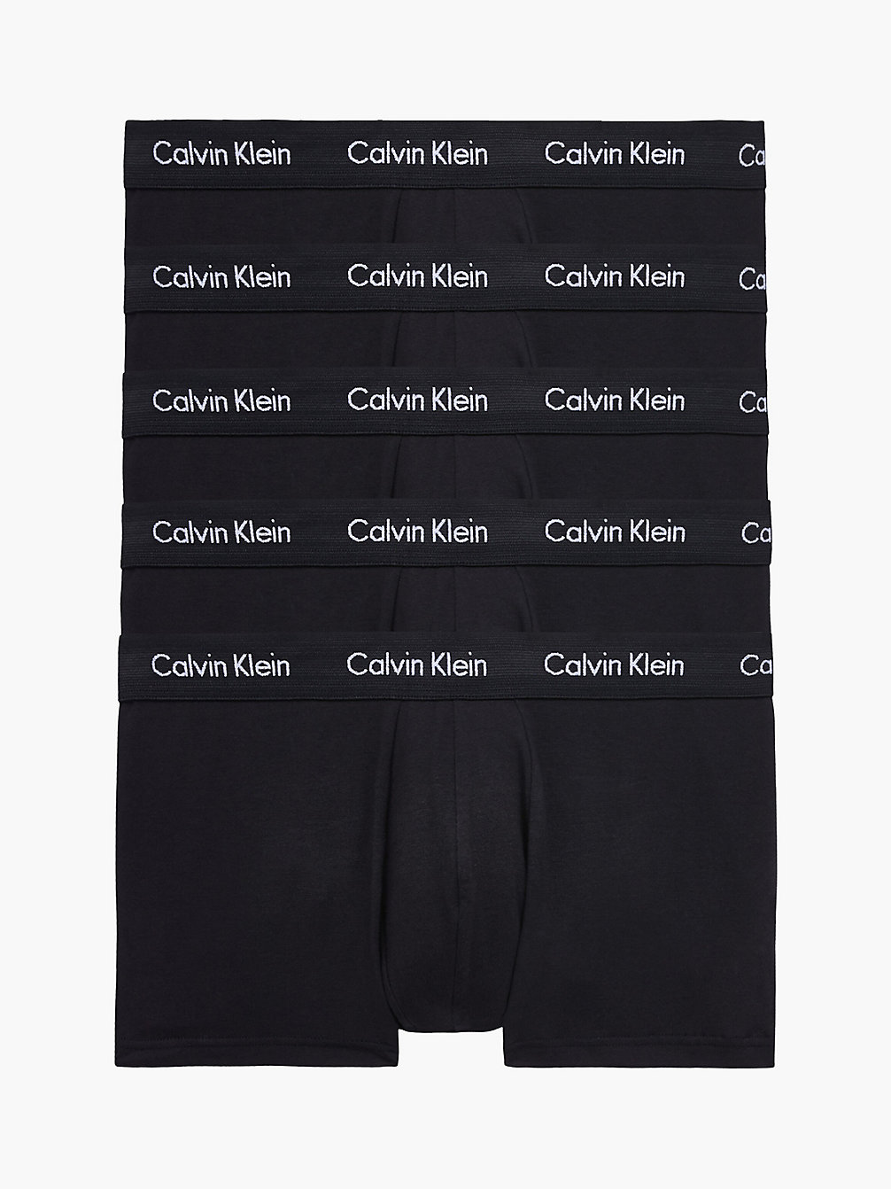 BLACK W. BLACK WB Lot De 5 Boxers - Cotton Stretch undefined hommes Calvin Klein