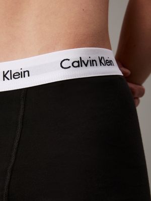 blk/ blk 5 pack trunks - cotton stretch for men calvin klein