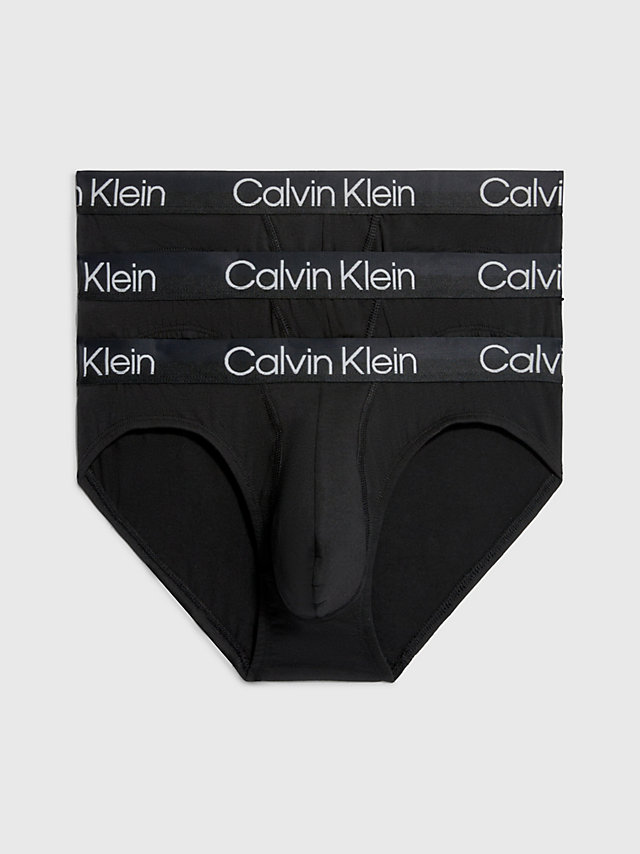 Black 3 Pack Briefs - Modern Structure undefined men Calvin Klein