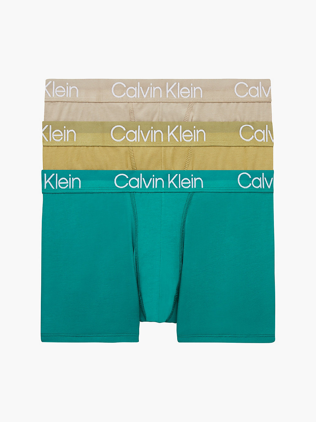 DEEP LAKE/ PISTACHE/ WINTER LINEN > 3-Pack Boxers - Modern Structure > undefined heren - Calvin Klein