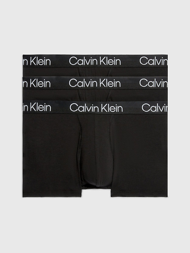 black 3 pack trunks - modern structure for men calvin klein